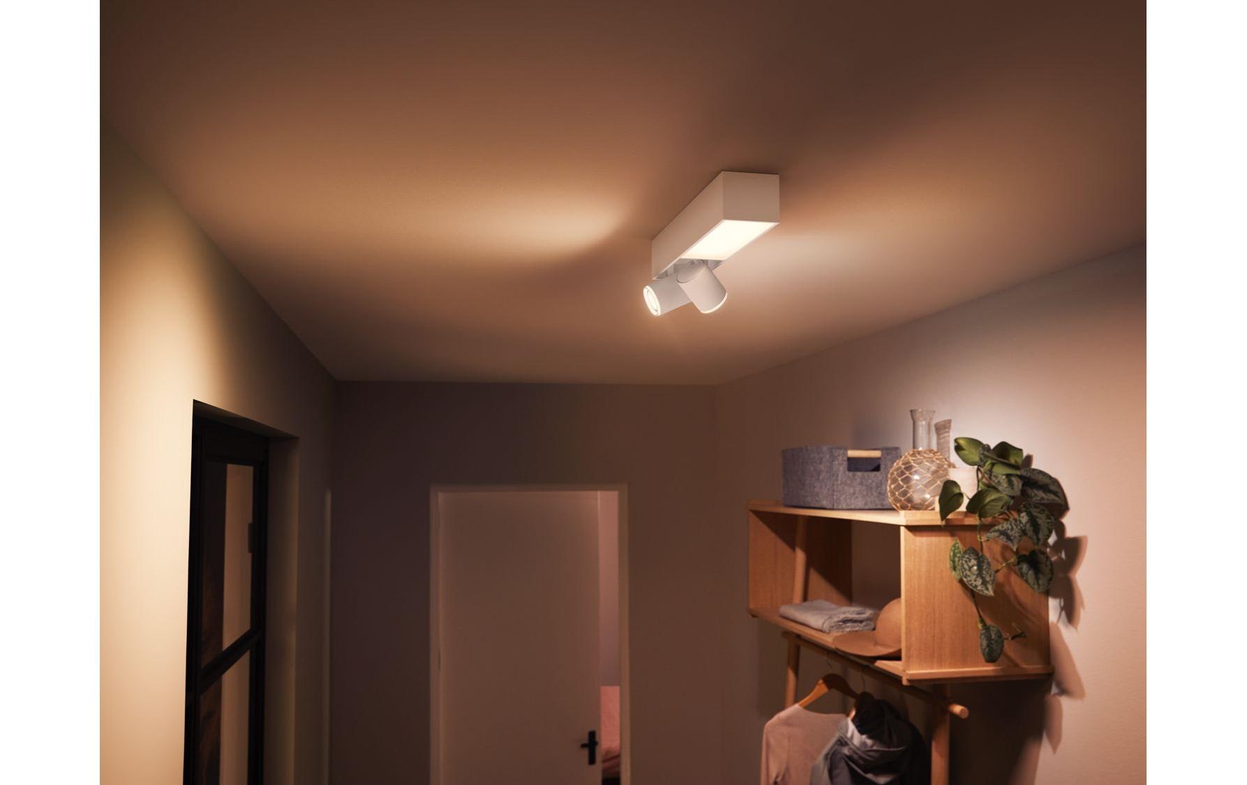 1788022_3 - Mediatech Philips Hue White & Col. amb Centris Cross Spot 2 flg. weiss 1560lm