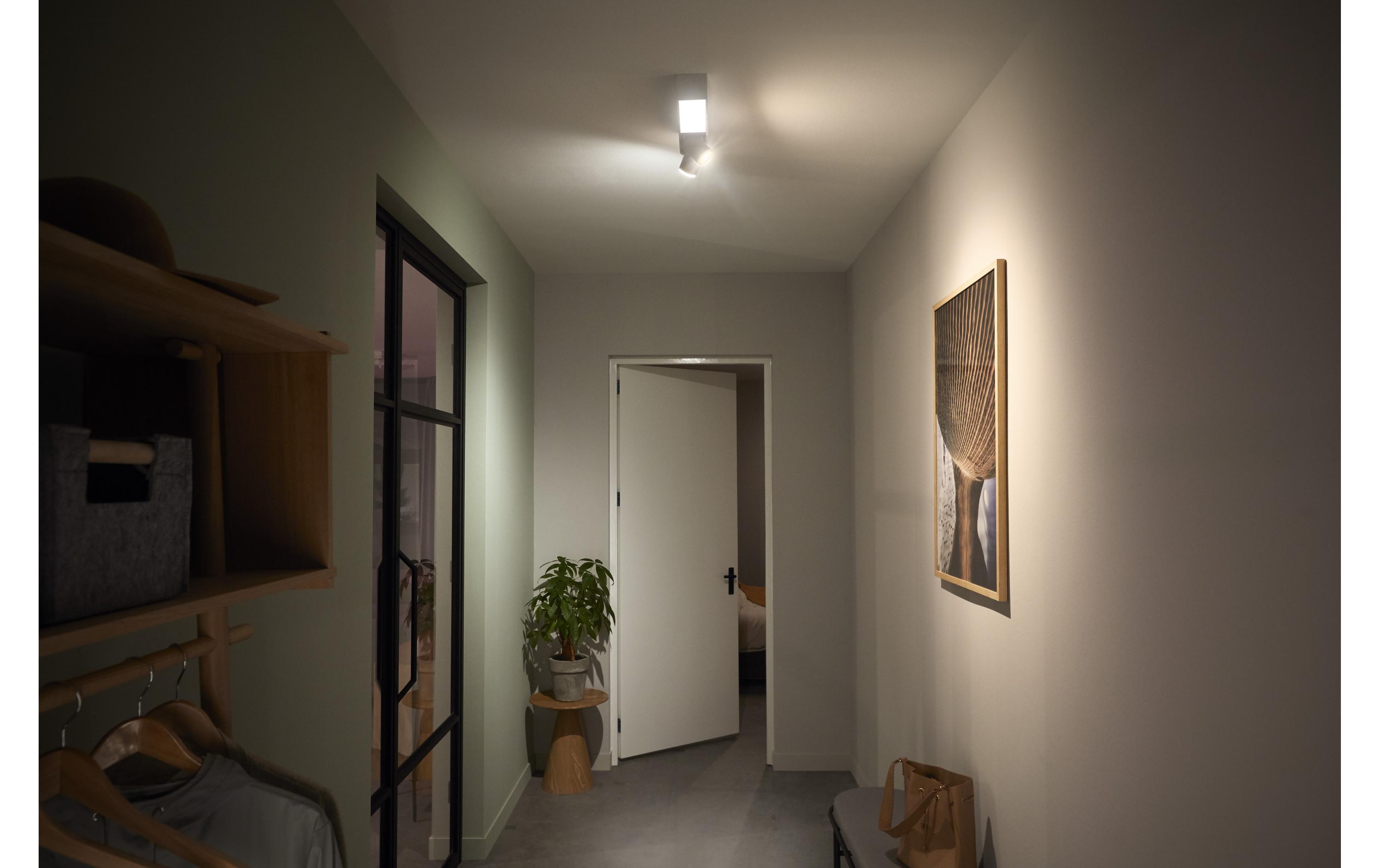 1788022_5 - Mediatech Philips Hue White & Col. amb Centris Cross Spot 2 flg. weiss 1560lm
