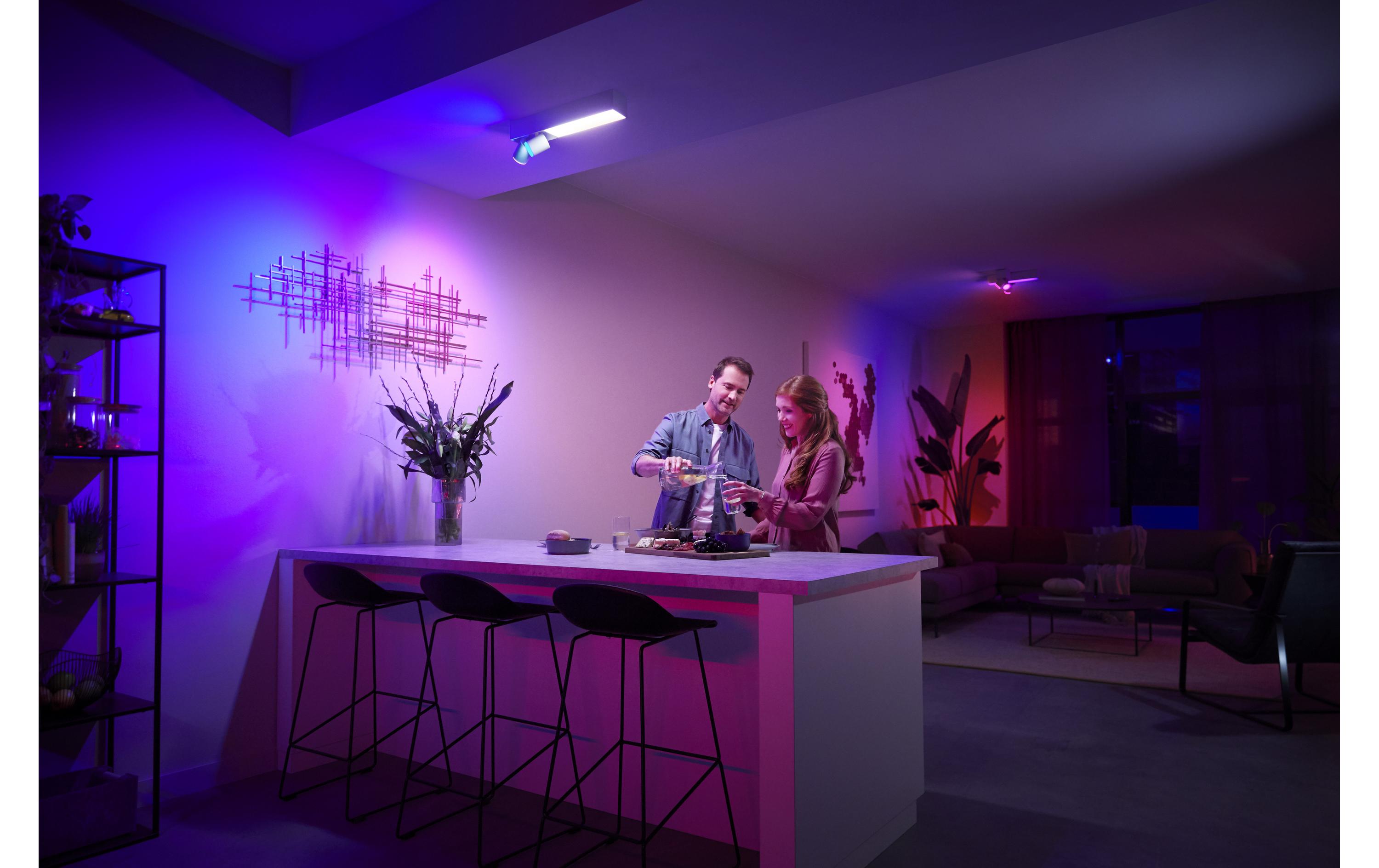 1788022_6 - Mediatech Philips Hue White & Col. amb Centris Cross Spot 2 flg. weiss 1560lm