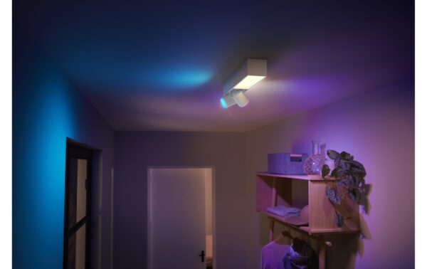 1788022_7 - Mediatech Philips Hue White & Col. amb Centris Cross Spot 2 flg. weiss 1560lm