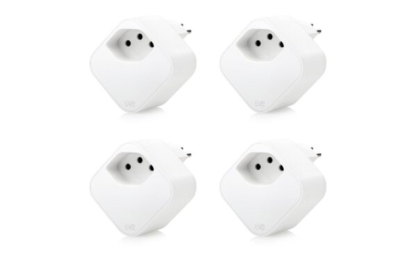 Eve Energy 4er Pack Smarte Steckdose 4er Pack, matter