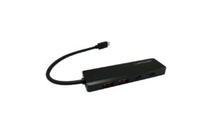 LC Power LC-HUB-U3-4-C, 4x USB schwarz, je 2x USB-A/USB-C