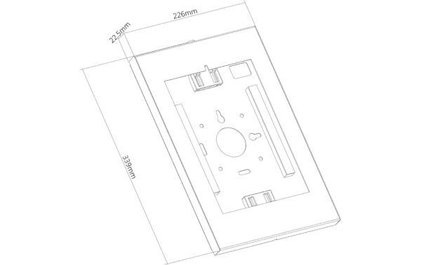 PureMounts PDS-6001 Tablet Wandhalterung Weiss
