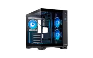1790682 - Mediatech Chieftec mATX Gehäuse GM-30B-TG-OP, black 2x 2.5, 2x 3.5, Hartglas, RGB-Lüfter kaufen Schweiz | Mediatech.ch