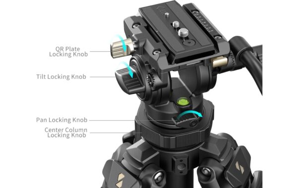 SmallRig Lightweight Video CF Tripod Kit AD-50 Pro