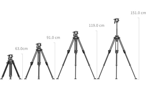 SmallRig Lightweight Video CF Tripod Kit AD-50 Pro
