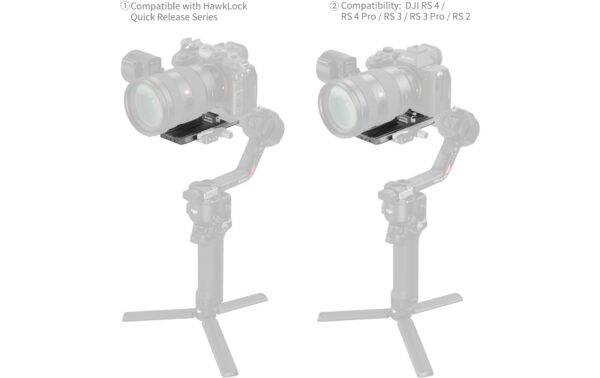 SmallRig HawkLock H38 Manfrotto QR Plate for DJI Stabilizers