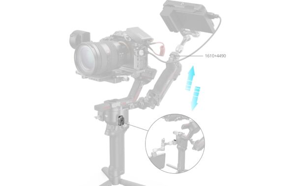 SmallRig HawkLock H21 QR mini NATO Rail for DJI Stabilizers