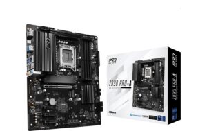 1793859 - Mediatech ASRock Z890 PRO-A, ATX Intel Z890, LGA1851, 4x DDR5, 1x PCI-E 5.0 kaufen Schweiz | Mediatech.ch