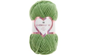 Rico Wolle Chenillove grün 100 g, 110 m, 100 % PES