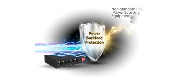1797026_7 - Mediatech Edimax GS-1105PE: 5 Port GE PoE+ Switch 5xPoE+ Longrange, 60W Budget