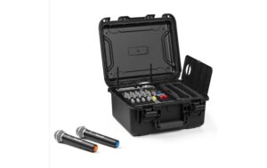 1797189 - Mediatech Vonyx VMA106 4-Kanal Powermischer mit 2 Funkmikro, Case kaufen Schweiz | Mediatech.ch