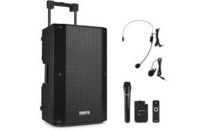 Vonyx VSA500-BP Aktiv PA Lautsprecher 12 800W, Mikro, BP