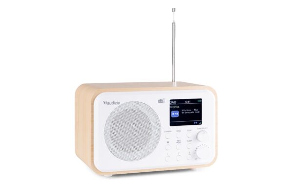 Audizio MilanSL DAB+ Radio mit BT u. FM, silber
