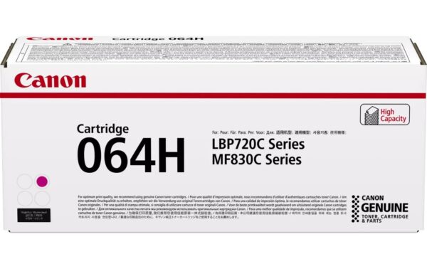 Canon Toner 064H Magenta 10400 Seiten, I-SENSYS LBP722Cdw, MF832Cdw