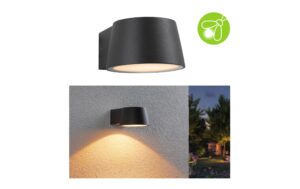 Paulmann LED Aussenwandleuchte Capera 2200K 6W 550lm 230V 98° Anthrazit Aluminium