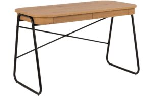 AC Design Bürotisch Blueton schwarz braun 120x60x75 cm (LxBxH) Wildeiche kaufen Schweiz | Mediatech.ch