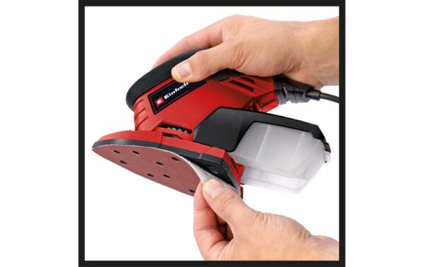 180015_2 - Mediatech Einhell Multischleifer TE-OS 1320 Schleifplatte mit Klettsystem, Kletthaftung