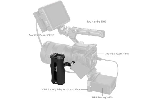 SmallRig mini Side Handle with 1/4 -20 Screws