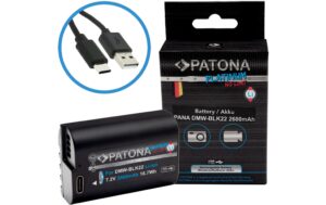PATONA Platinum Akku mit USB-C DMW-BLK22 für Panasonic DMW-BLK22