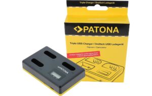 PATONA USB Triple Ladegerät f. Sony