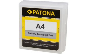 PATONA Akku-Aufbewahrungsbox für NP-F970 NP-F980L VW-VBD78