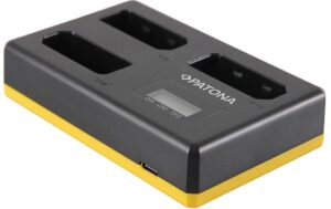 PATONA USB Triple Ladegerät f. Nikon EN-EL14