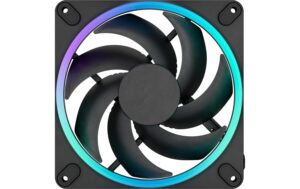 1802877 - Mediatech Gehäuselüfter Momentum 14 RGB Schwarz 140x140x25mm, RGB