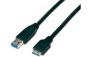 Wirewin USB3.0 Kabel, 1.8m, A-Micro-B. für USB3.0 Geräte, bis 5Gbps, schwarz kaufen Schweiz | Mediatech.ch
