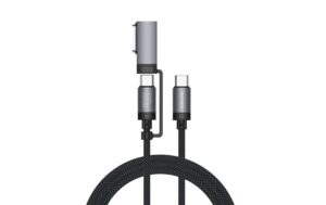 4smarts Magsafe 3 Adapter und USB-C Kabel 100W, 2m, schwarz