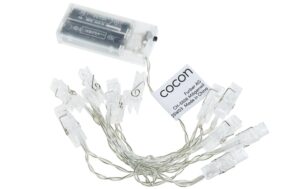 COCON Clip-Lichterkette indoor, 10 LEDs