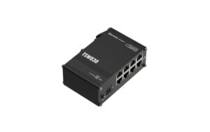 Teltonika TSW030 Industrie Switch 8x 100Mbps, 2-pin DC, 9-30V, Ohne NT