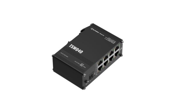 Teltonika TSW040 Industrie PoE+ Switch 8x 100Mbps, 2-pin DC, 9-30V, Ohne NT kaufen Schweiz | Mediatech.ch