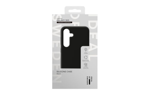 IDOS Magsafe Silicone-Cover Black Samsung Galaxy S25