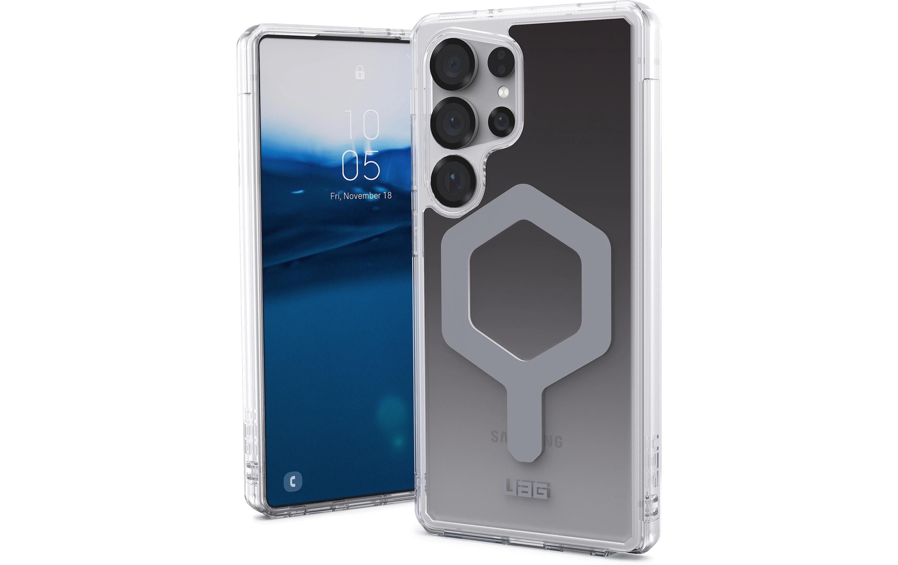 1810770 - Mediatech UAG Plyo Pro Case black/clear ombre Samsung Galaxy S25 Ultra