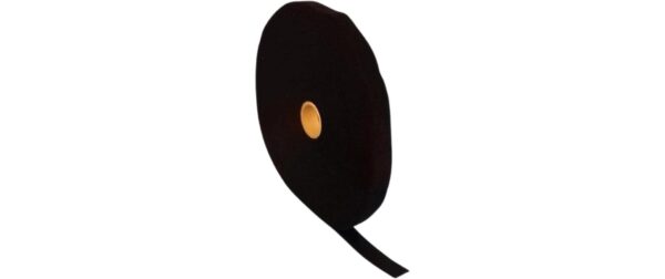 1812136 - Mediatech ETN FAST-STRAP METER 25 MM BLACK 1 M 25mm, Schwarz, 1m