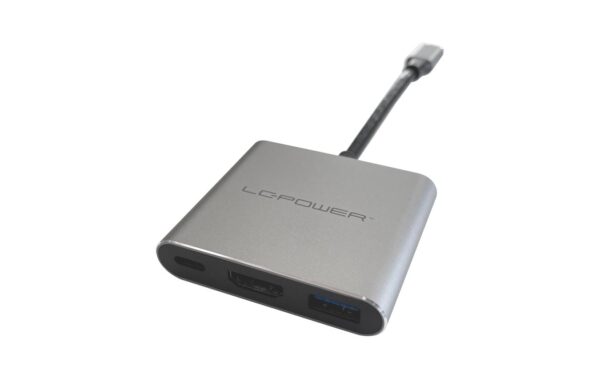 LC-Power LC Power LC-HUB-C-multi-4 V2 Silber, Type-C, je 1x USB-A/USB-C/HDMI kaufen | Mediatech.ch