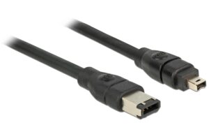 Delock Kabel FireWire IEEE 1394B 6Pol/4Pol, 2Meter 400Mbps, Firewire A kaufen | Mediatech.ch