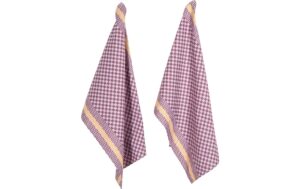 pad  Geschirrtücher Pit reloaded, 2er Set Marsala, 50x70 cm, 100% Baumwolle