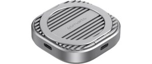 4smarts Magnetisches SSD Gehaeuse Kickstand 3C, MagSafe, grau