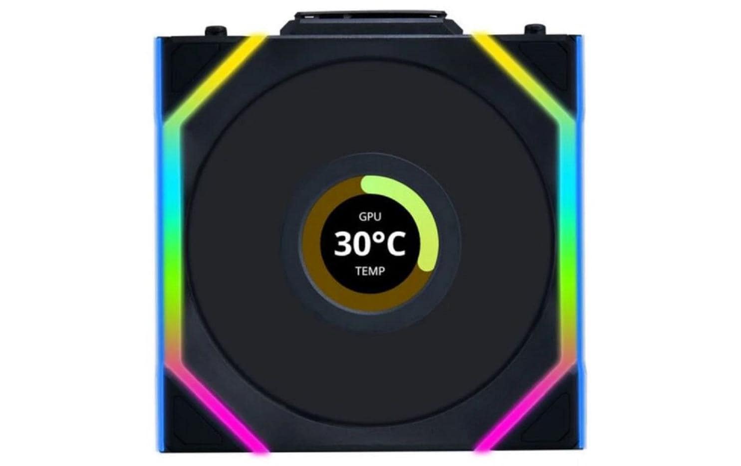 Gehäuselüfter Lian Li 12RSLLCD1W1B 120x120x25mm, LCD, ARGB PWM, Schwarz kaufen Schweiz | Mediatech.ch