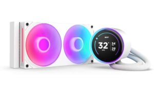 Wasserkühler NZXT Kraken Elite 240 RGB V2 Weiss, AMD und Intel S. kaufen Schweiz | Mediatech.ch