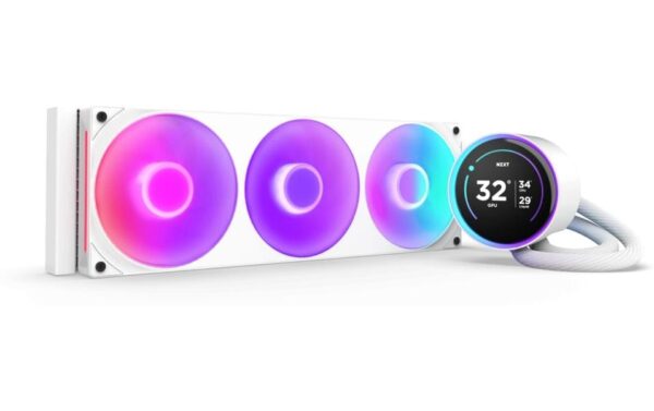 1817022 - Mediatech Wasserkühler NZXT Kraken Elite 360 RGBV2 Weiss, AMD und Intel S.
