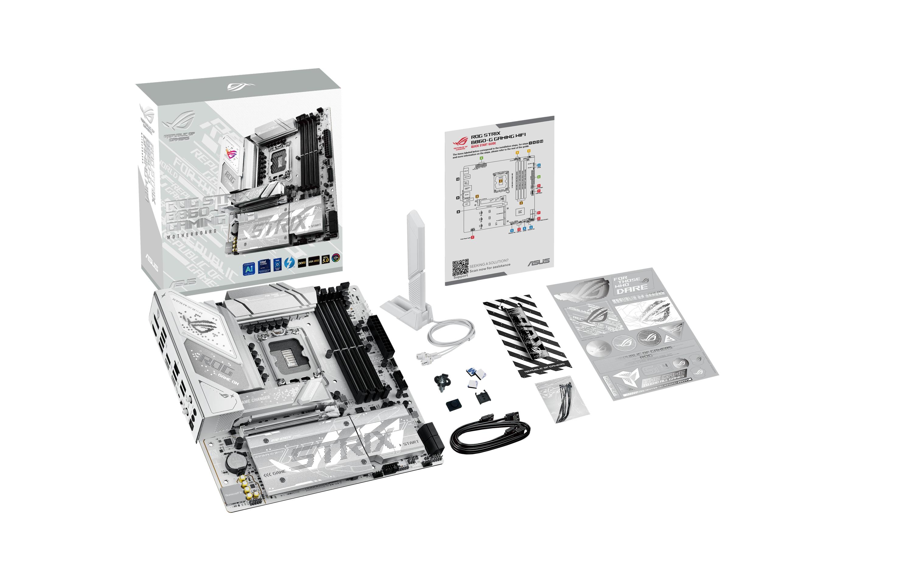 1819754_1 - Mediatech ASUS ROG STRIX B860-G GAMING WIFI, mATX LGA1851, 4x DDR5, PCI-E 5.0, HDMI, DP