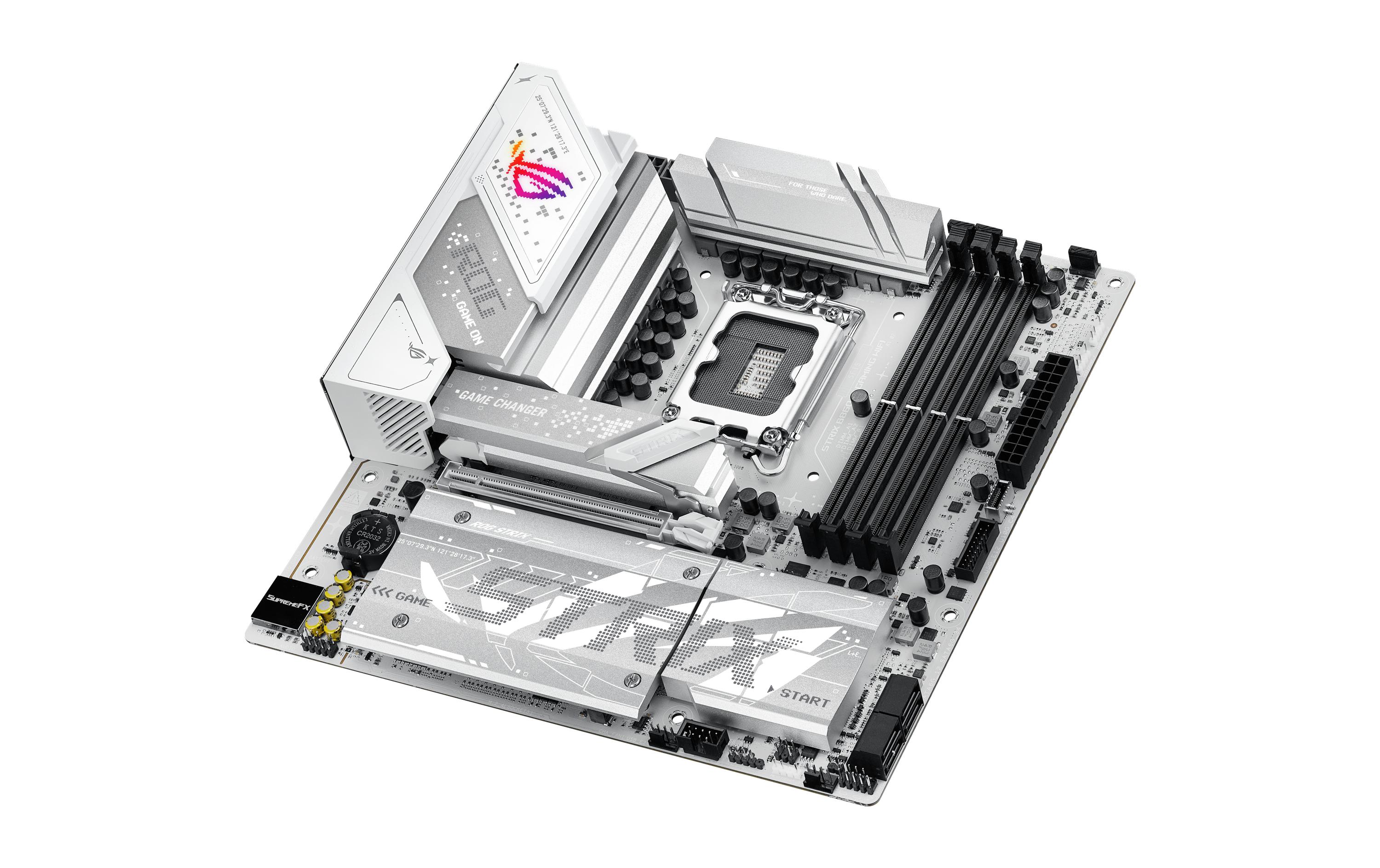 1819754_8 - Mediatech ASUS ROG STRIX B860-G GAMING WIFI, mATX LGA1851, 4x DDR5, PCI-E 5.0, HDMI, DP
