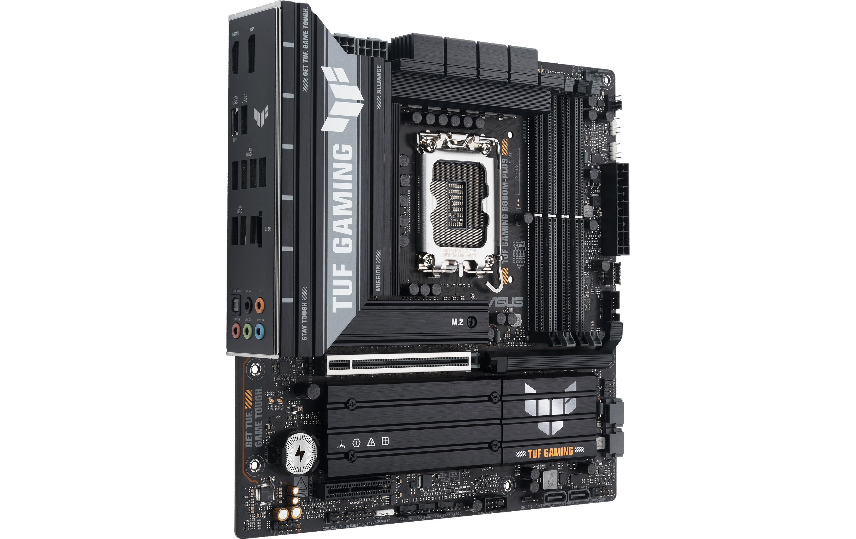 1819758_1 - Mediatech ASUS TUF GAMING B860M-PLUS, mATX LGA1851, 4x DDR5, PCI-E 5.0, HDMI, DP