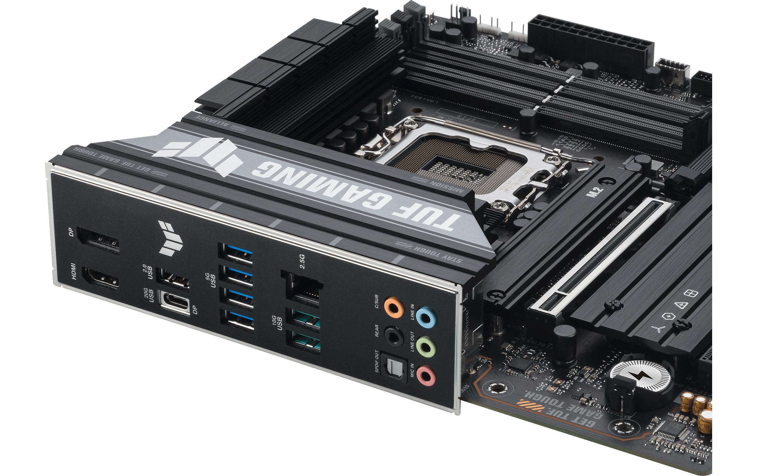 1819758_6 - Mediatech ASUS TUF GAMING B860M-PLUS, mATX LGA1851, 4x DDR5, PCI-E 5.0, HDMI, DP