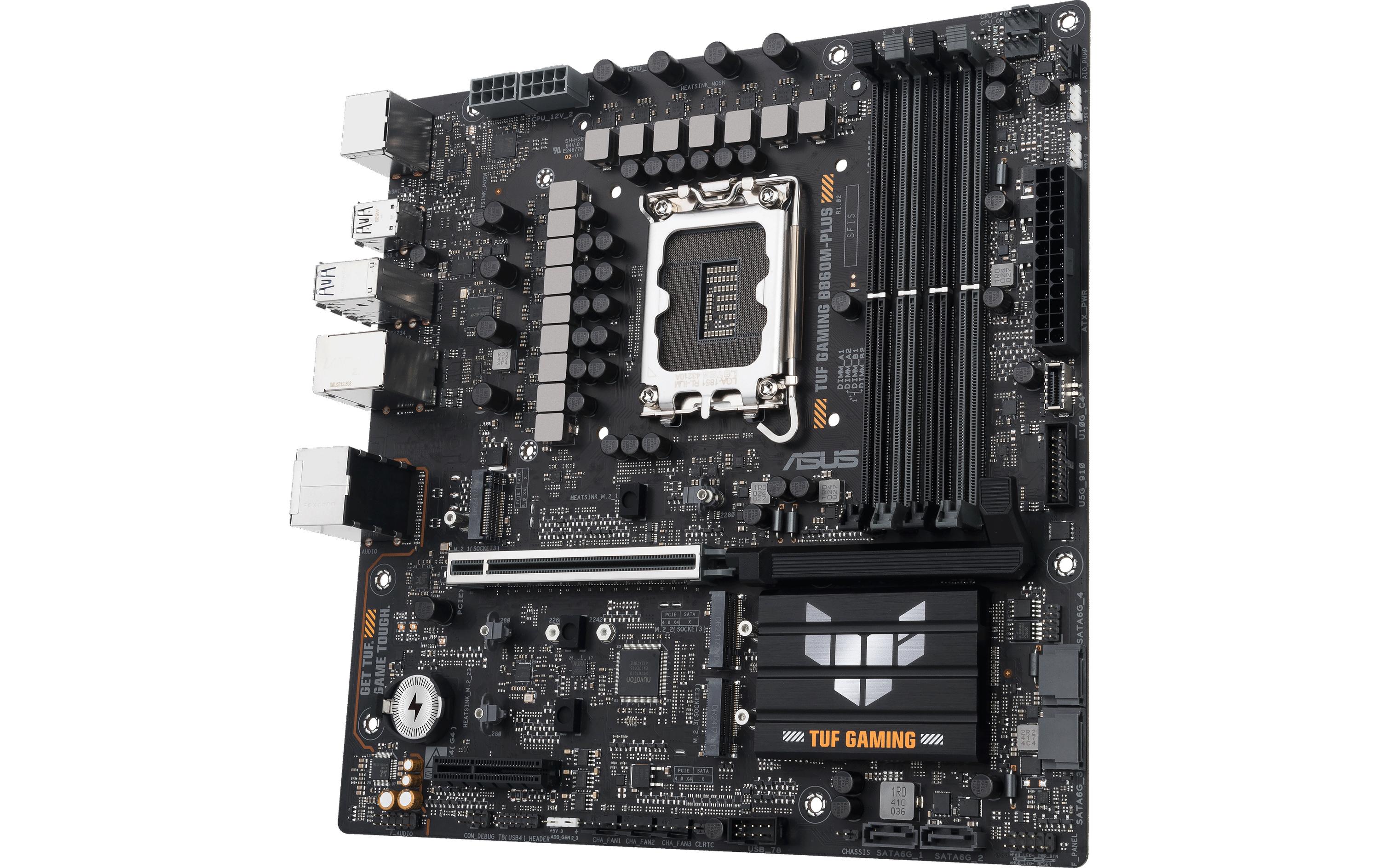 1819758_7 - Mediatech ASUS TUF GAMING B860M-PLUS, mATX LGA1851, 4x DDR5, PCI-E 5.0, HDMI, DP