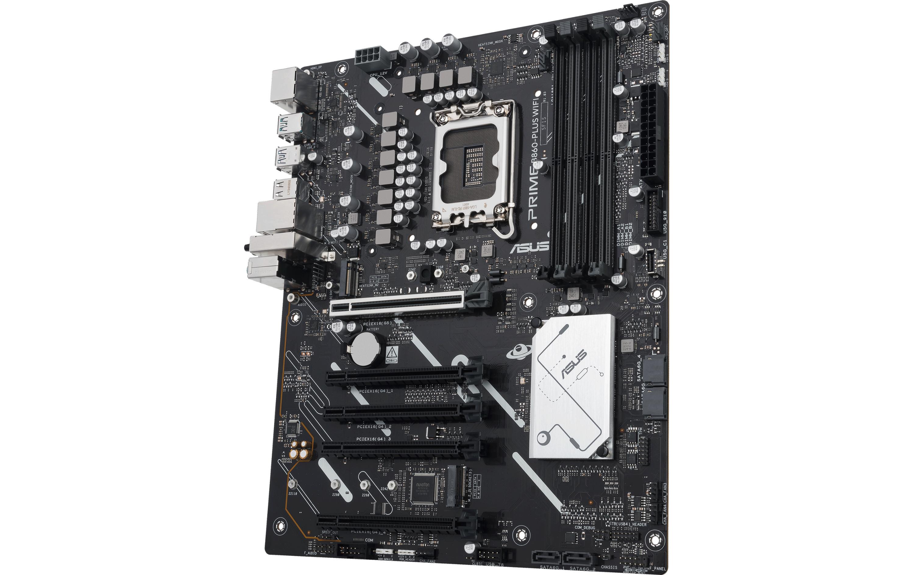 1819759_8 - Mediatech ASUS PRIME B860-PLUS WIFI, ATX LGA1851, 4x DDR5, PCI-E 5.0, HDMI, DP, VGA