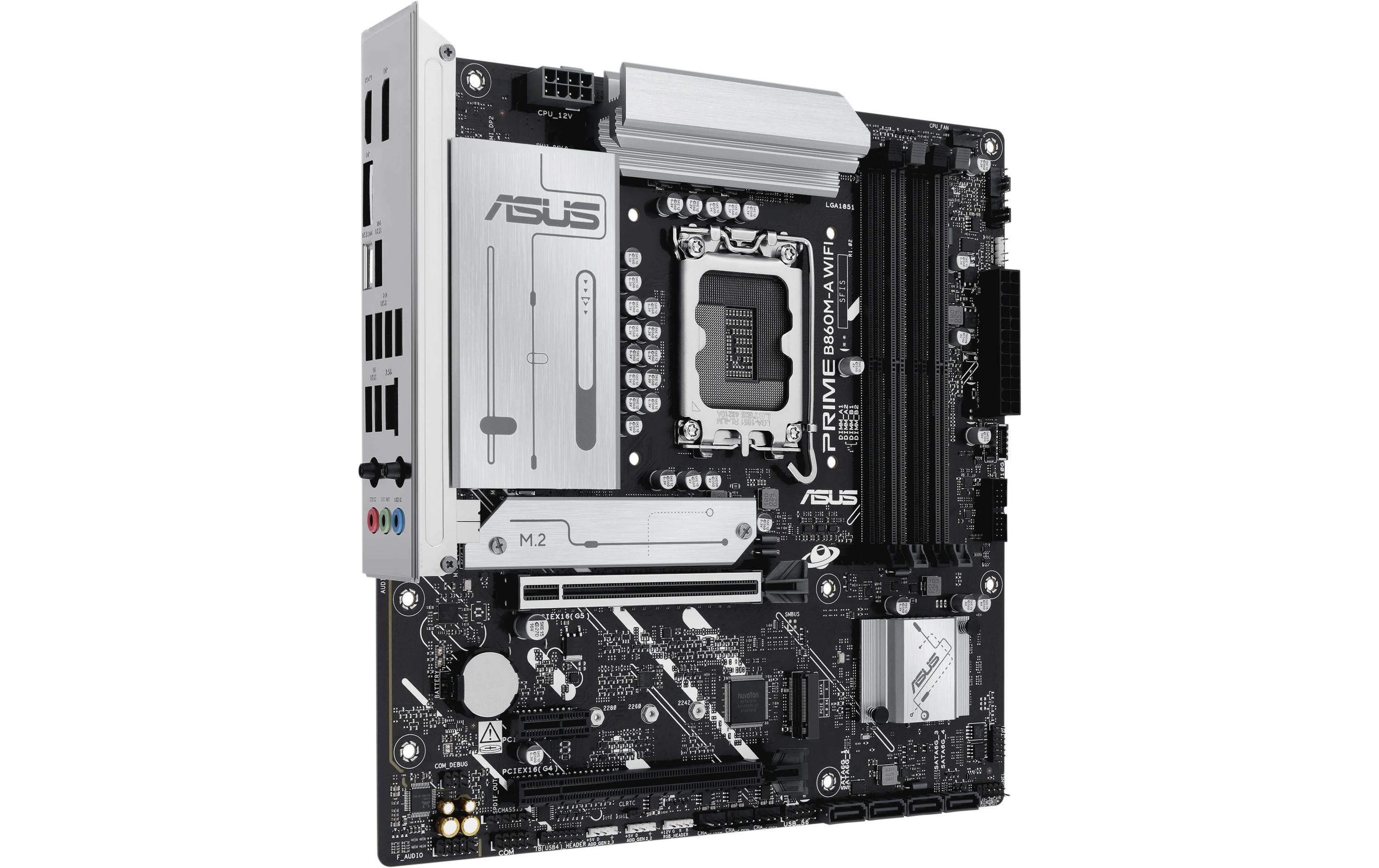 1819761_1 - Mediatech ASUS PRIME B860M-A WIFI, mATX LGA1851, 4x DDR5, PCI-E 5.0, HDMI, DP